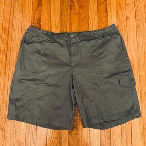 Cato Dark Gray Utility Cargo Shorts - Size 24 Plus
